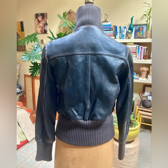 Vintage Levi’s Distressed Leather Bomber/Flight Jacket SOLD - Picture 3 of 10